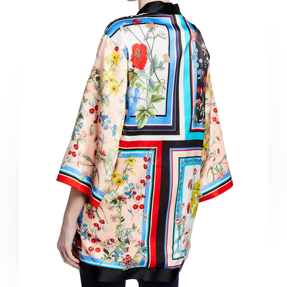 Koko Patchwork Print Open Front Jacket - image 2
